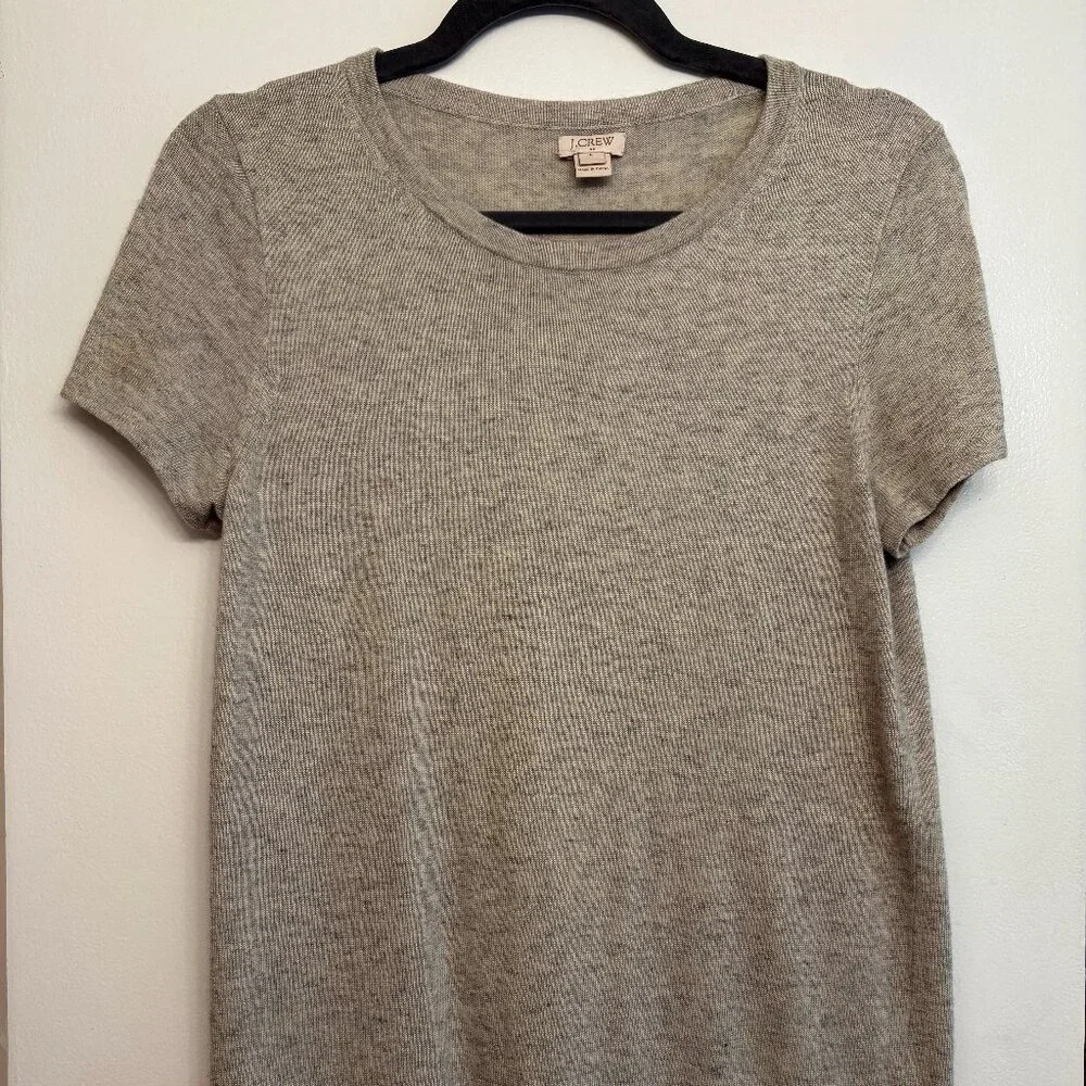 J. Crew Cashmere Short Sleeved Sweater - Picture 1 of 3